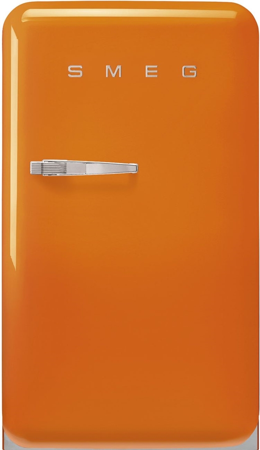 SMEG FAB10ROR6 Koelkast 50's Style - Oranje - Scharnier Rechts