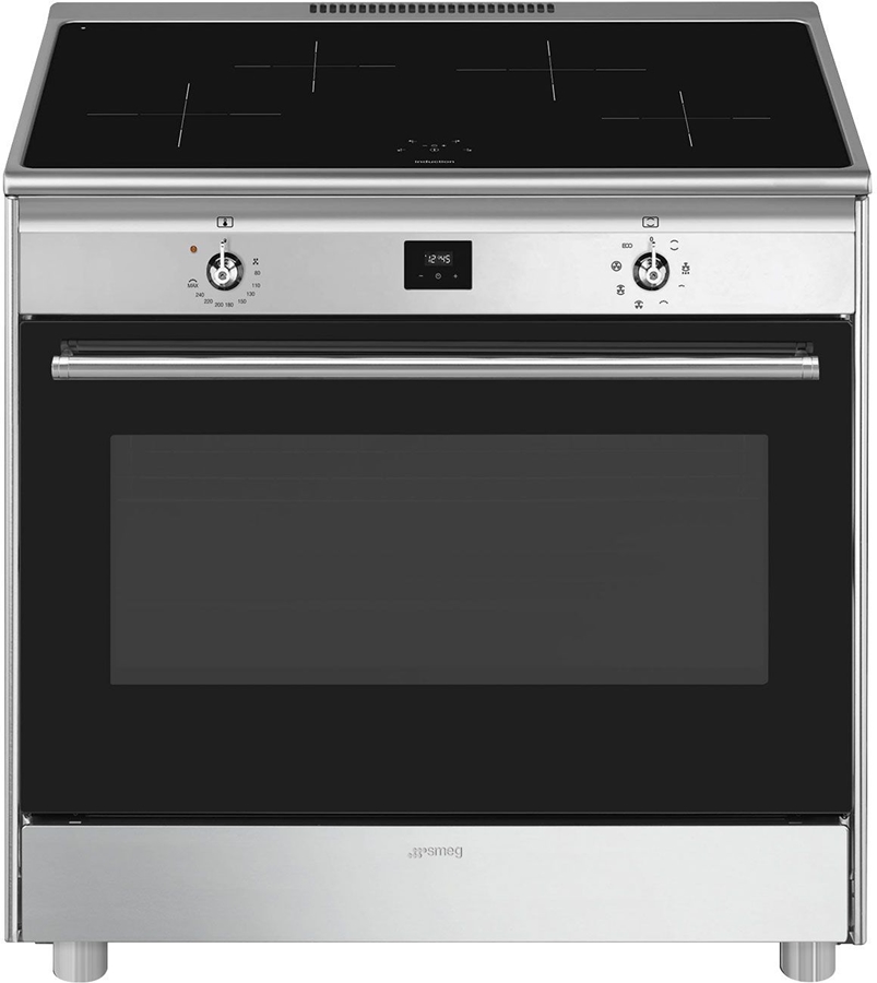 SMEG CG90CIXT Classici Esthetisch Fornuis met Inductie Kookplaat - 90 x 60 cm