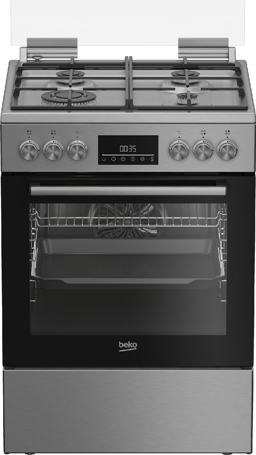 Beko FBE6133XS NL Hetelucht Vrijstaand Fornuis - 60 cm