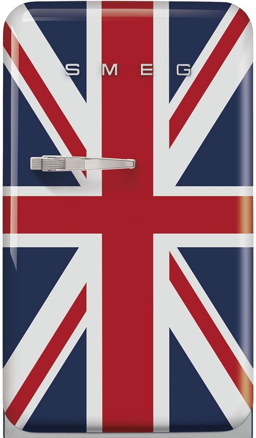 SMEG FAB10RDUJ6 Vrijstaande Koelkast 50's Style - Union Jack - Special Edition