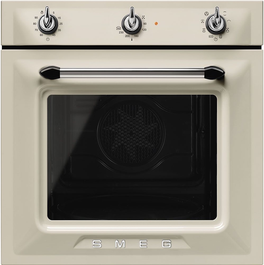 SMEG SF6905P1 Victoria Esthetisch Thermogeventileerde Inbouw Oven - 60 cm - Crème