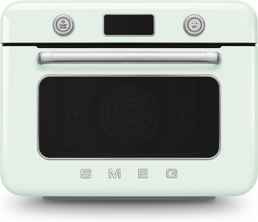 SMEG COF01PGEU Vrijstaande Combi Stoomoven 50's Style - Watergroen