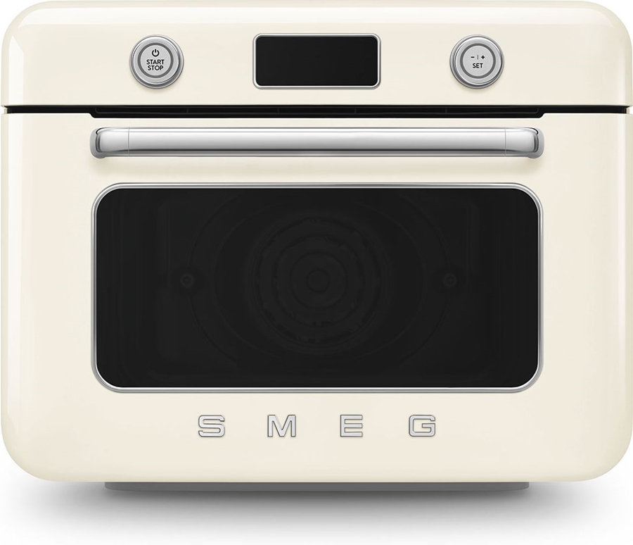SMEG COF01CREU Vrijstaande Combi Stoomoven 50's Style - Glanzend Crème