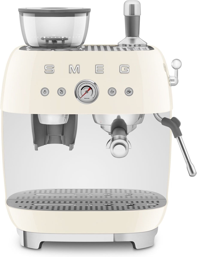 SMEG EGF03CREU Handmatige Espressomachine 50's Style - Creme