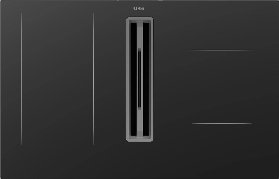 ETNA AKI580ZT Inbouw Kookplaat met Geïntegreerde Afzuiging - 80 cm