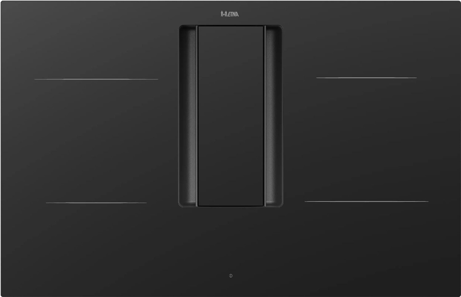 ETNA AKI380ZT Inbouw Kookplaat met Geïntegreerde Afzuiging - 80 cm