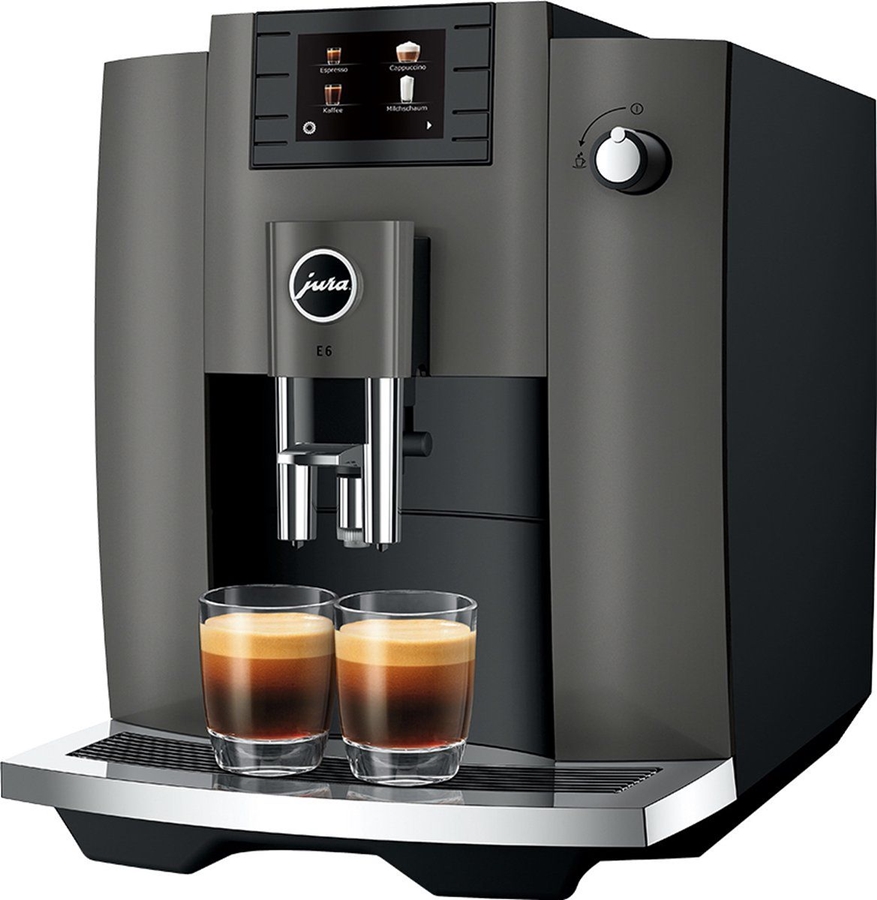 JURA E6 Dark Inox (EC) Volautomatische Koffiemachine