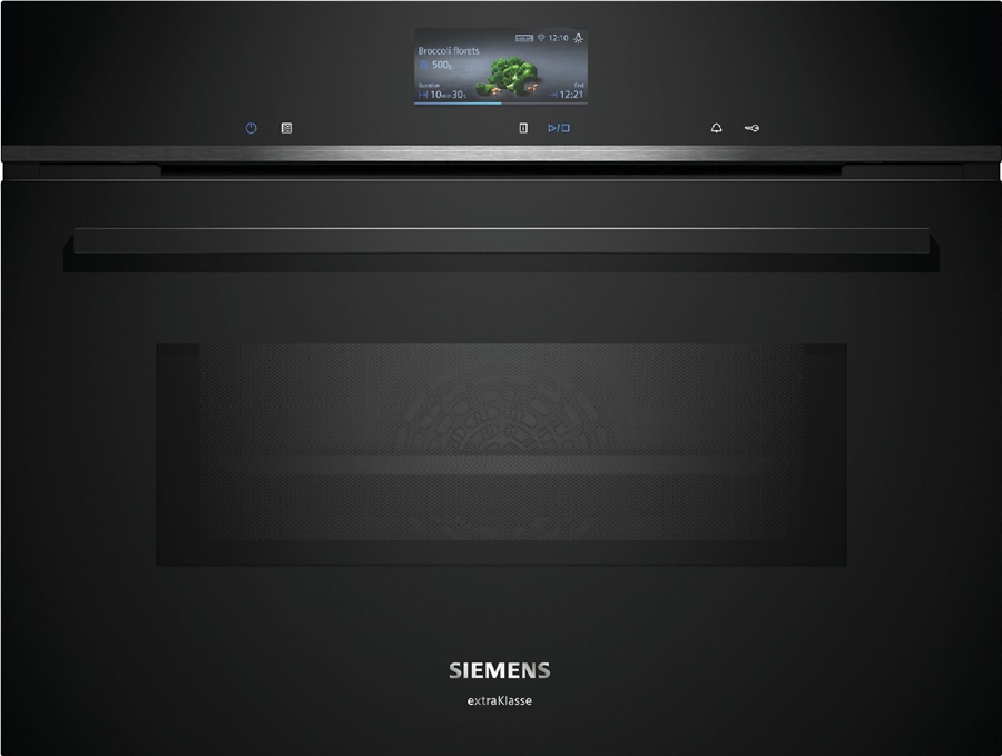 Siemens CM776GMB1F iQ700 extraKlasse Compacte Oven met Magnetron - 60 x 45 cm - Zwart