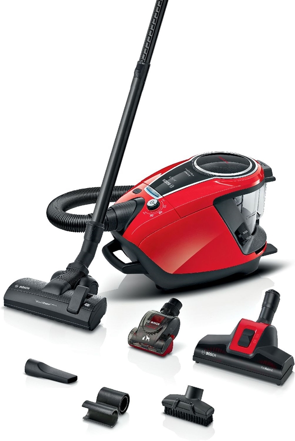 BOSCH BGS7PET1 Serie 8 ProAnimal Stofzuiger zonder Zak - Rood
