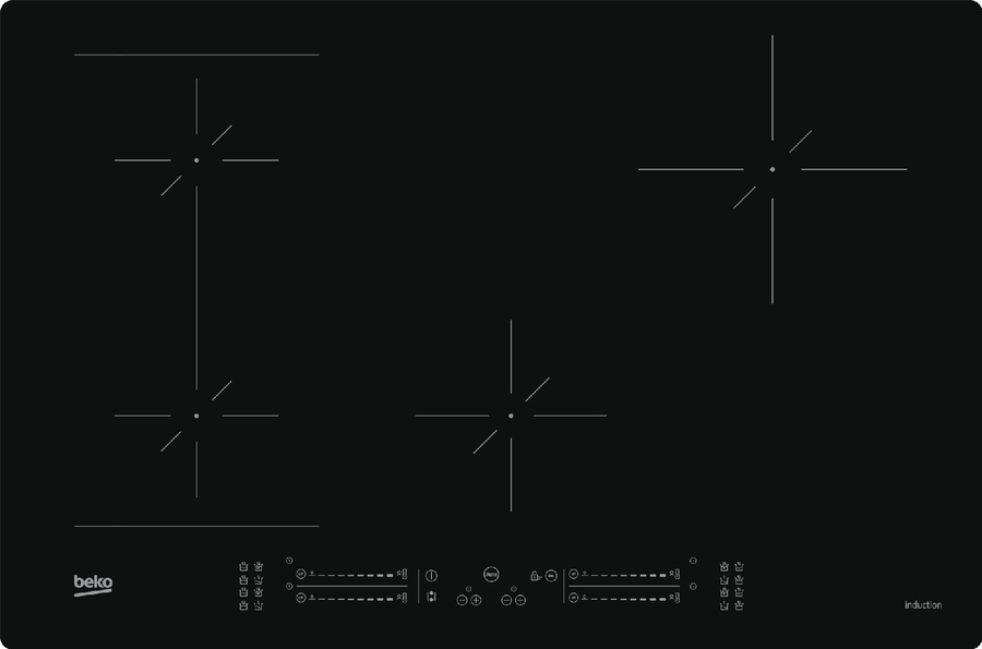 Beko HII84540IFT Inbouw Inductiekookplaat