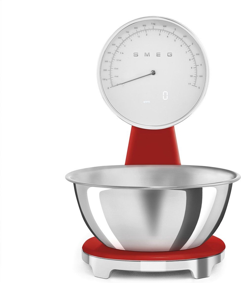 SMEG KSF01RDWW Keukenweegschaal