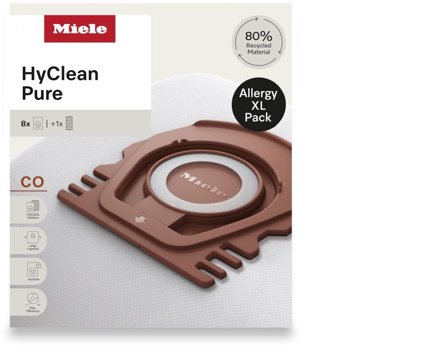 Miele CO Allergy XL HyClean Pure Allergy XL-Pack HyClean Pure stofzuigerzakken