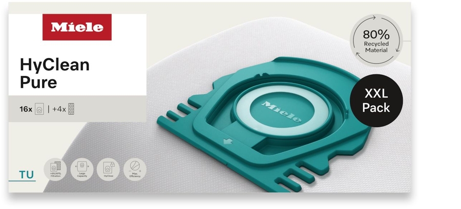 Miele TU XXL HyClean Pure 16 HyClean Pure TU Stofzuigerzakken
