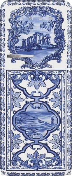 SMEG FAB28RDGME6 Koelkast - BLU MEDITERRANEO