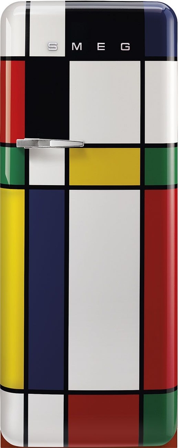 SMEG FAB28RDMC6 Koelkast 50's Style - Multicolor