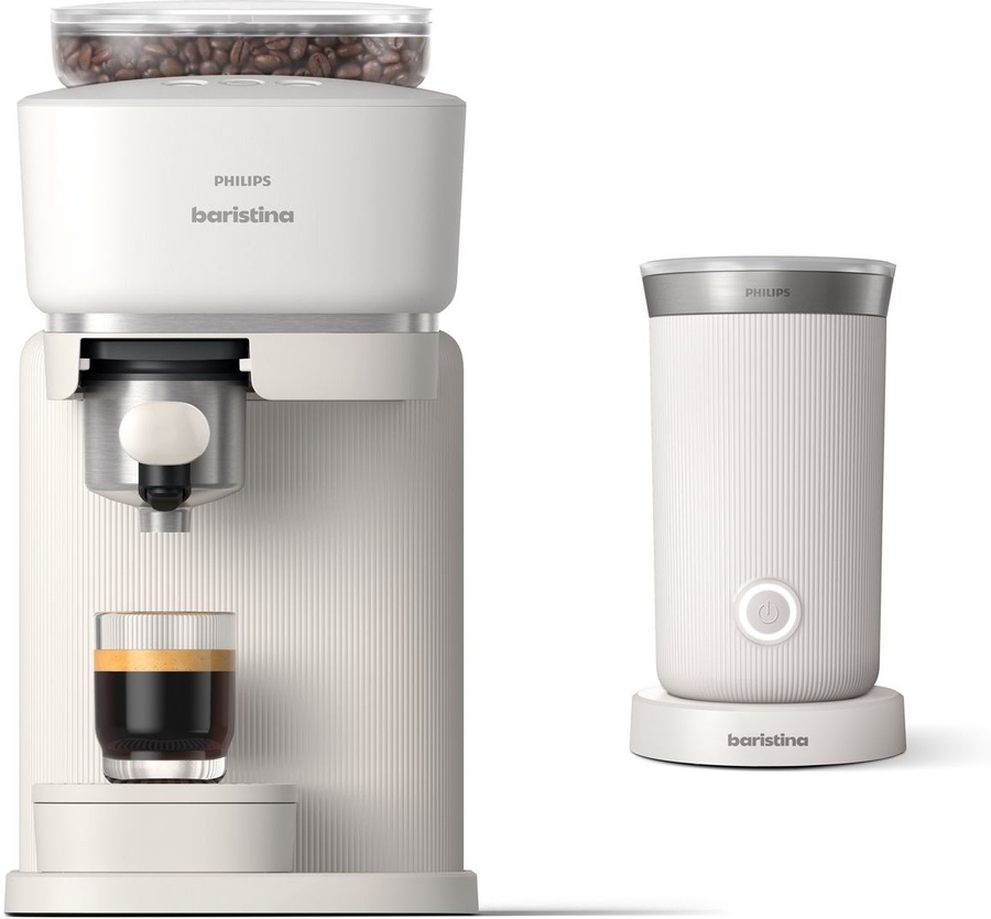 Philips BAR303/00 Baristina Espresso Koffiemachine met Baristina Melkopschuimer Bundel