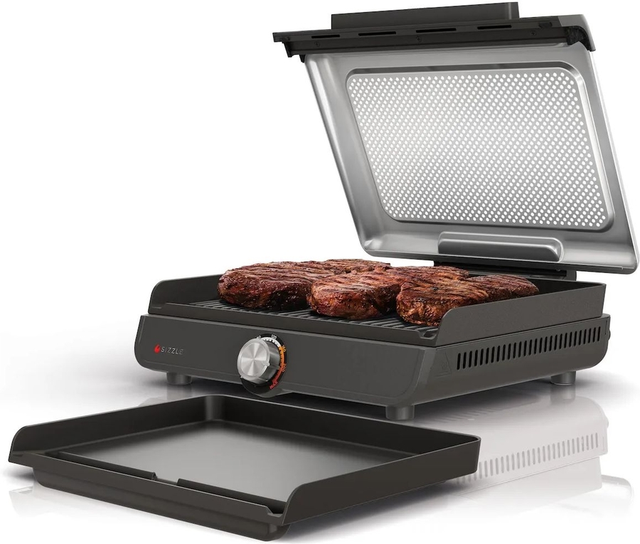 Ninja GR101EU Sizzle Rookvrije Contactgrill en Bakplaat