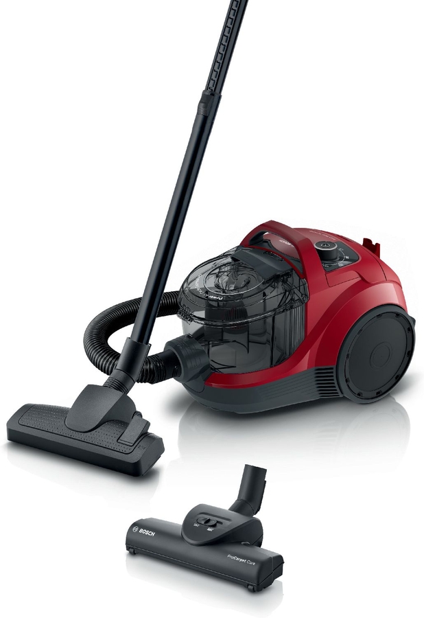 BOSCH BGC21X350 Serie 4 Stofzuiger zonder Zak - Rood