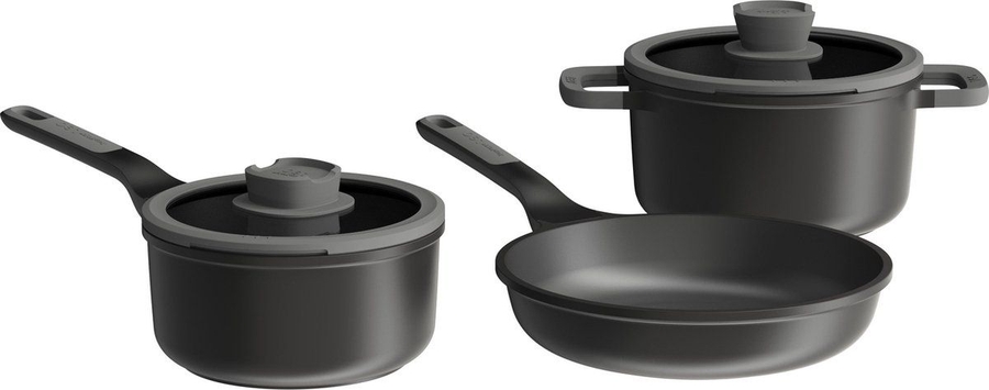 BergHOFF LEO Stone+ RECYCLED Pannenset - 5-delig