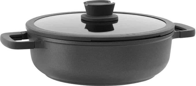 BergHOFF LEO Stone+ Sauteerpan met Deksel - 28 cm