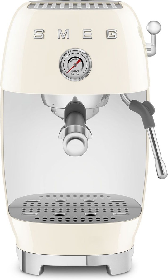 SMEG ECF03CREU 50's Style Handmatige Espressomachine - Creme