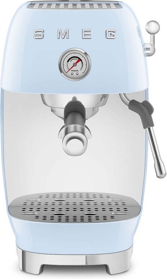 SMEG ECF03PBEU 50's Style Handmatige Espressomachine - Pastel Blauw