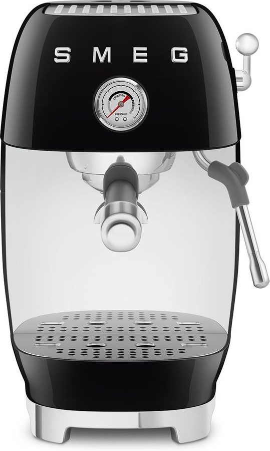 SMEG ECF03BLEU 50's Style Handmatige Espressomachine - Zwart