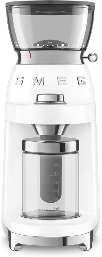 SMEG CGF03WHEU 50's Style Koffiemolen - Wit
