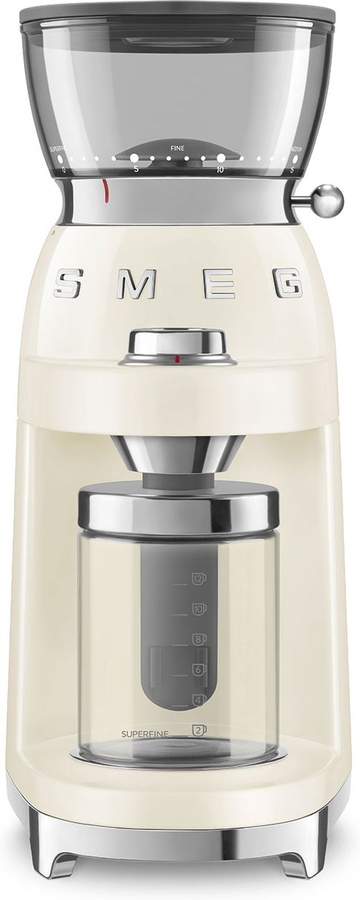 SMEG CGF03CREU 50's Style Koffiemolen - Creme