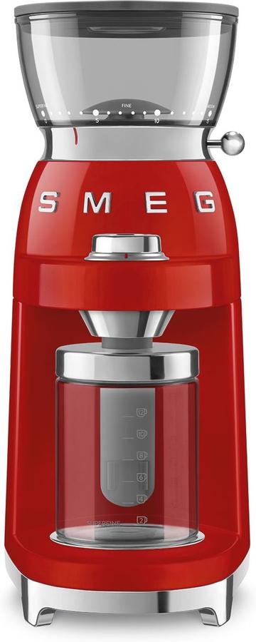 SMEG CGF03RDEU 50's Style Koffiemolen - Rood