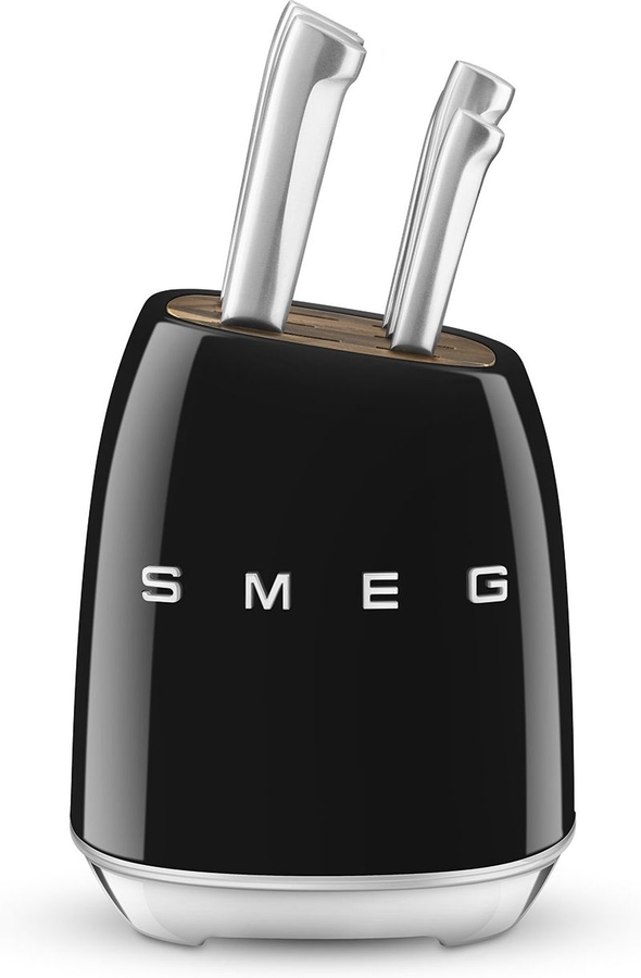 SMEG KBSF02BL 50's Style Messenblok - Zwart