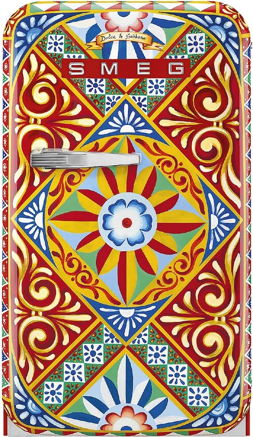 SMEG X DOLCE & GABBANA FAB5RDGC6 50's Style Koelkast