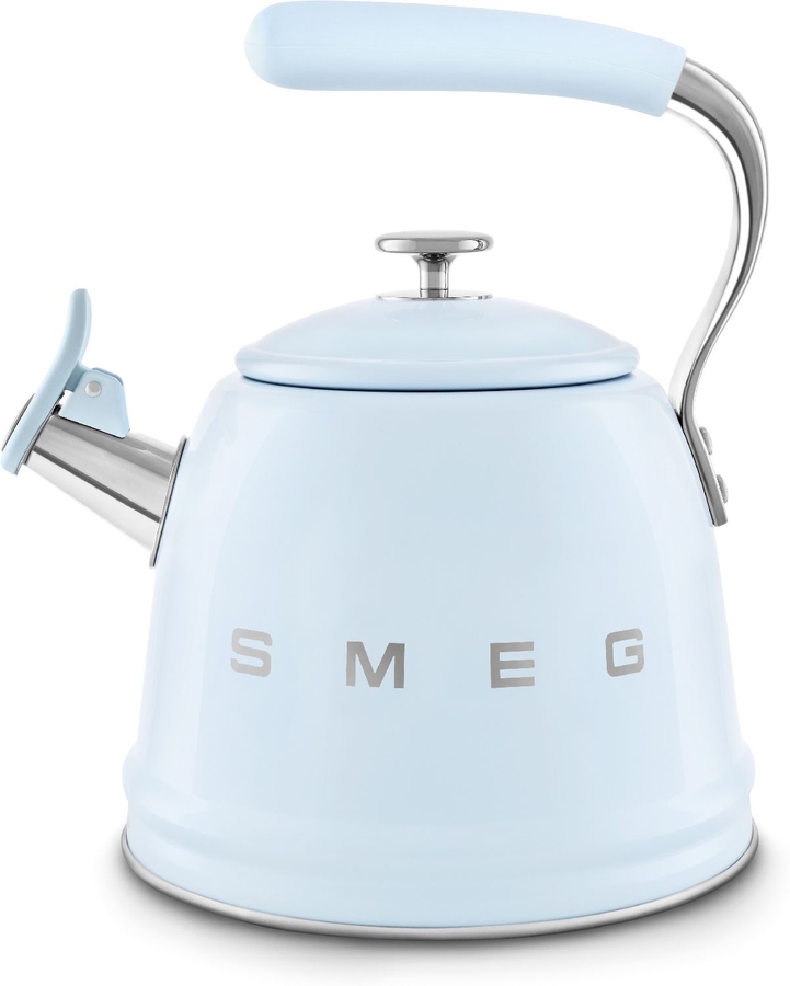 SMEG WKF01PB 50's Style Fluitketel - Pastel Blauw