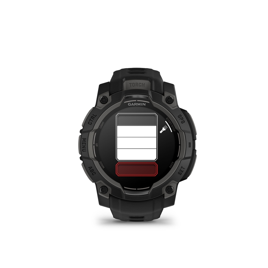 Garmin Instinct 3 - 45 mm AMOLED Zwart met zwarte band