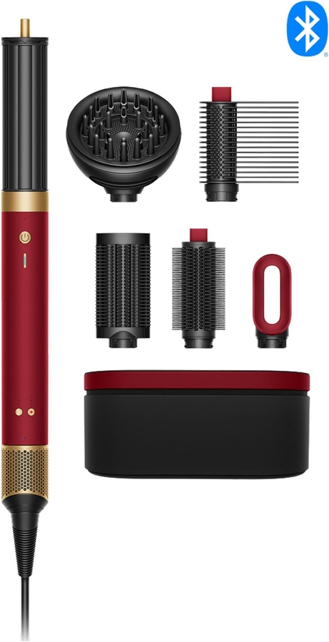 Dyson Airwrap Co-anda2x Multistyler en Föhn Curly & Coily - Red Velvet Goud
