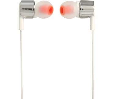 JBL T210 In-Ear Oordopjes Zilver
