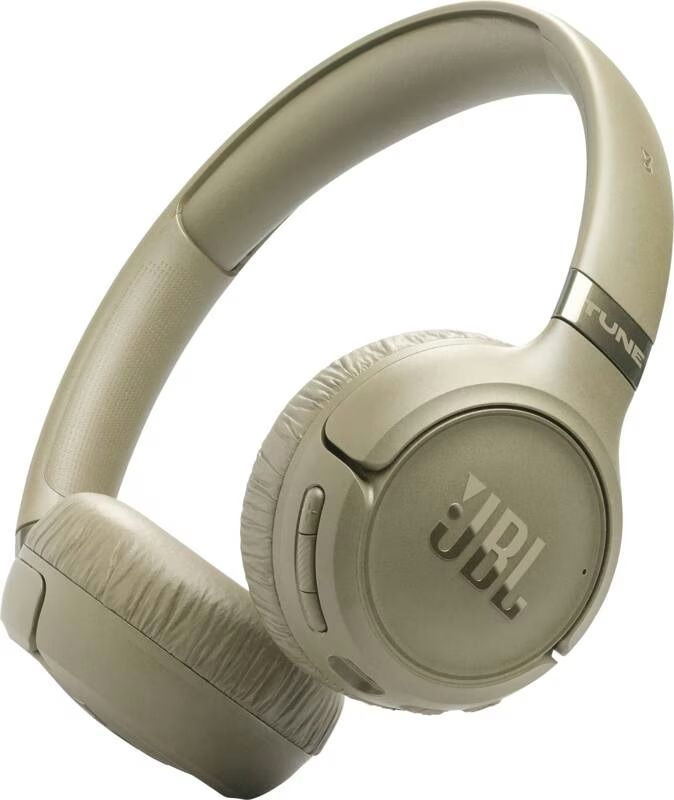 JBL Tune 680NC Beige Draadloze On-Ear Koptelefoon met Adaptive Noise Cancelling