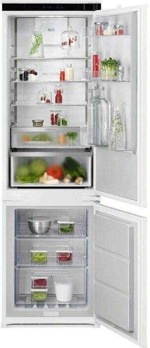 AEG OSC7C181DS 7000 NoFrost CoolAssist Inbouw Koel-vriescombinatie