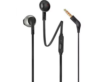 JBL T205 Zwart Bedrade in-ear oordopjes