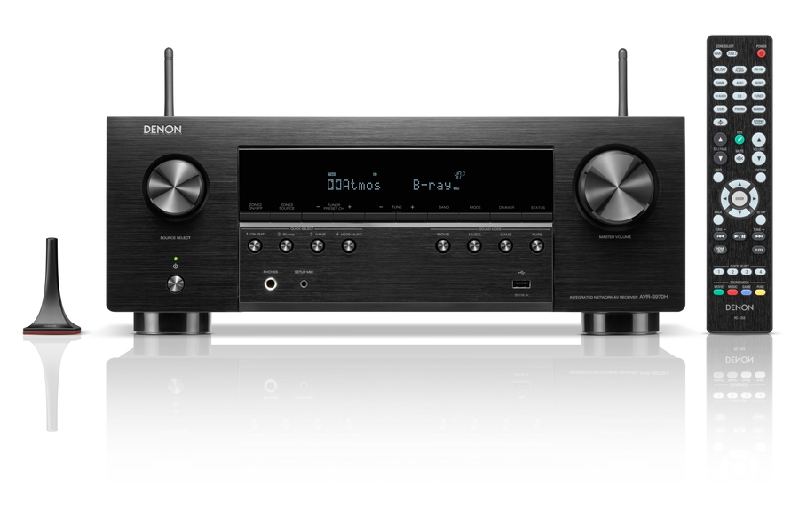 Denon AVRS970HBKE2 7.2-kanaals 8K AV-receiver