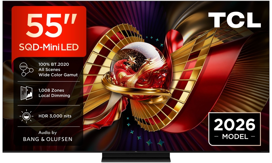 TCL 55C89L SQD-Mini LED 4K Smart TV (2026)