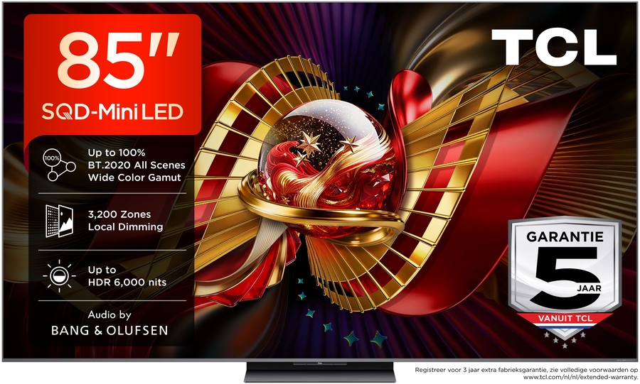 TCL 85C89L SQD Mini-LED 4K Google TV (2026)
