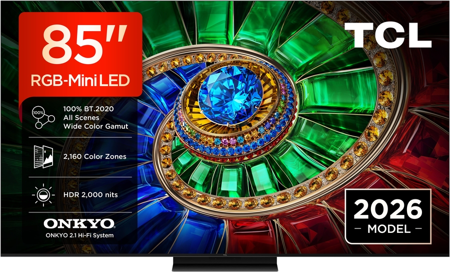 TCL 85RM7L RGB Mini LED 4K Smart TV (2026)