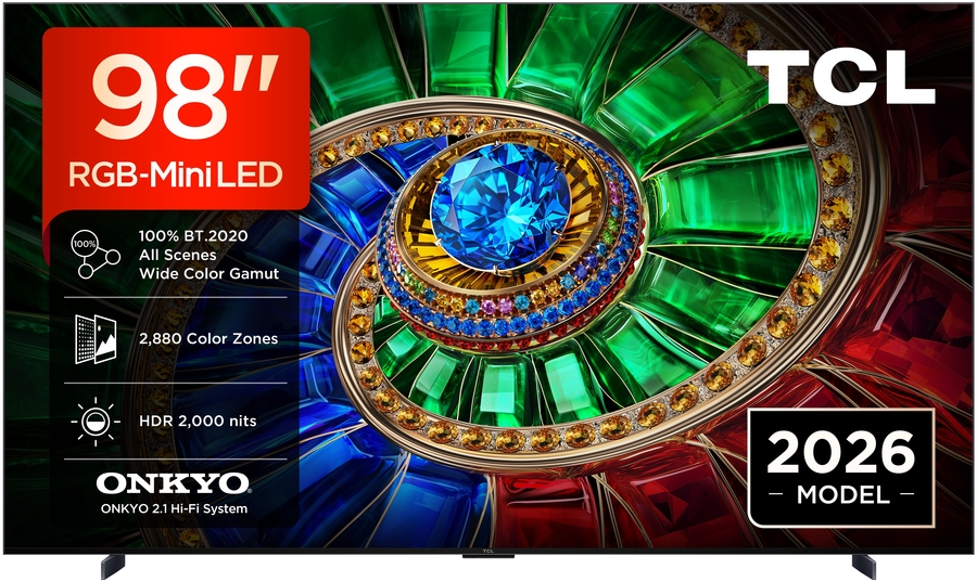 TCL 98RM7L RGB Mini LED 4K Smart TV (2026)