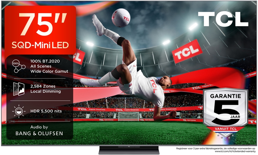 TCL 75C89L SQD Mini LED 4K TV