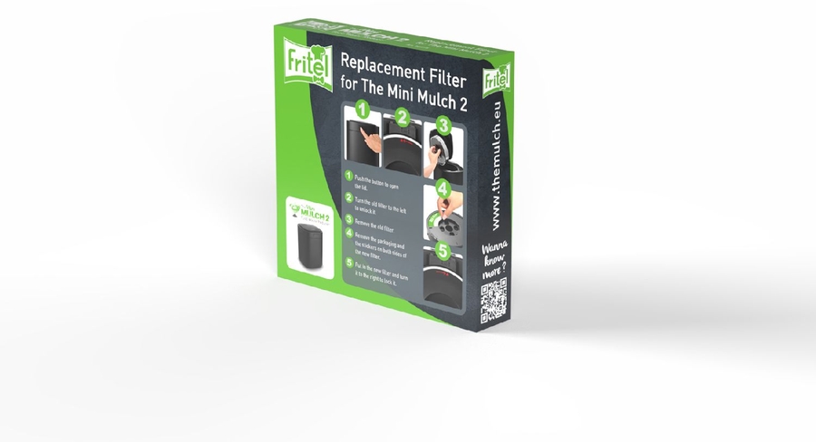 FRITEL The Mini Mulch 2 Actieve Koolstoffilter Set
