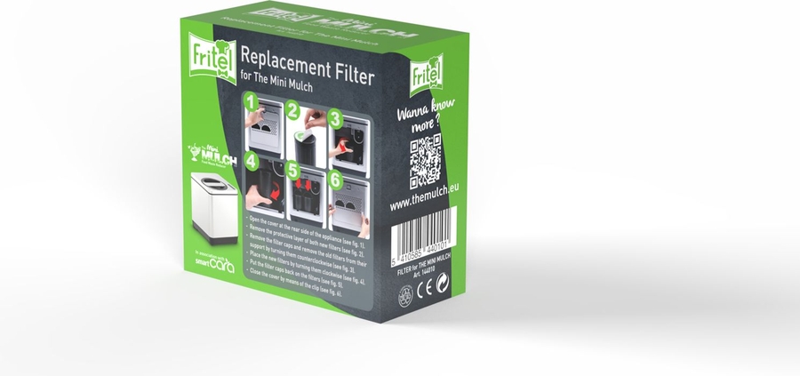 FRITEL The Mini Mulch Actieve Koolstoffilter Set (2st)