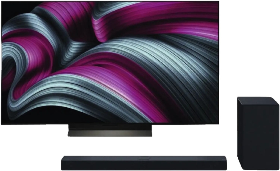 EP:Bundel LG OLED55C56LB 4K TV + LG DSC9S Dolby Atmos Soundbar