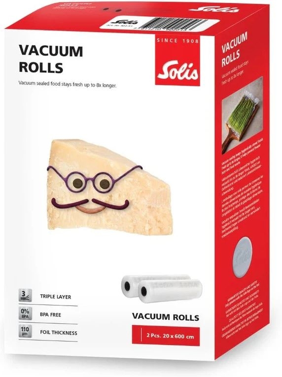 Solis Vacuümrollen - 20 x 600 cm (2 stuks)