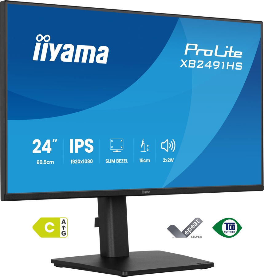 iiyama ProLite XB2491HS-B1 24 inch Full HD IPS Monitor